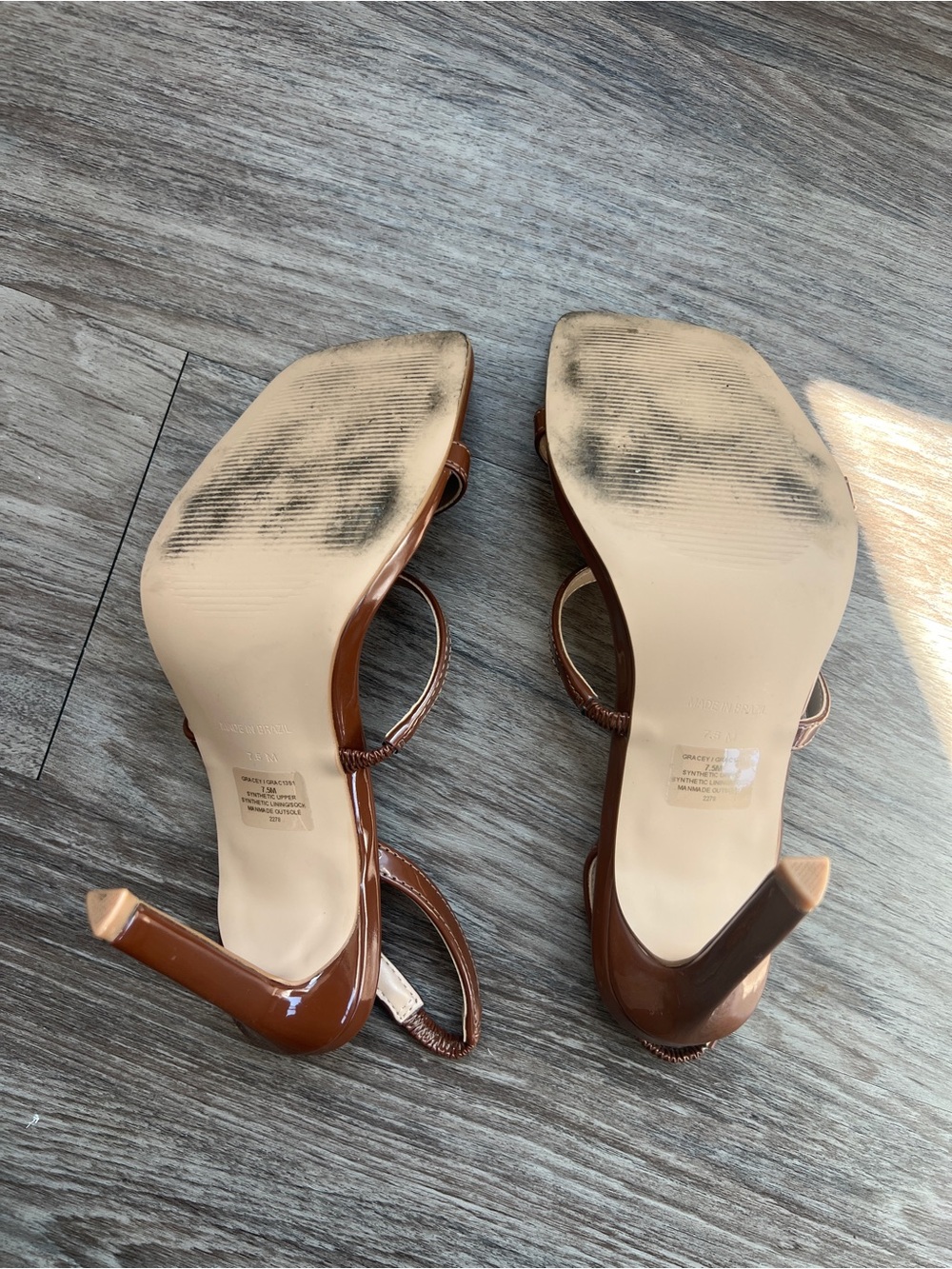 Steve Madden Cognac High Heels - Picture 7 of 7